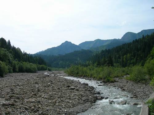 Mountainbiketour um den Trauchberg - Blick über den Halblech