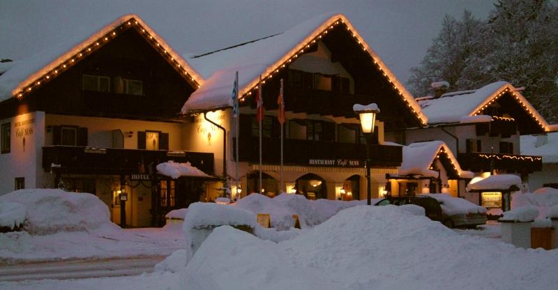 Hotel im Winter