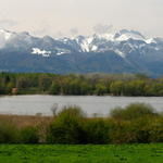Traumhafter Ausblick auf den Chiemsee vom Turm.