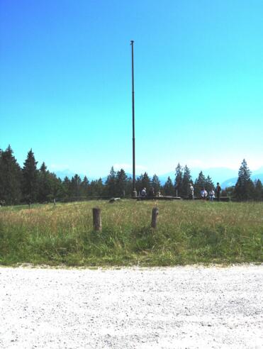 Am Gipfel des Taubenbergs