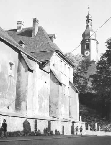 Inkurabel und Lorenzkirche 1956