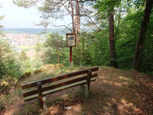 An der &quot;Schönen Aussicht Nord&quot; bei Plech