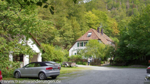 Wanderparkplatz an der Waldschänke