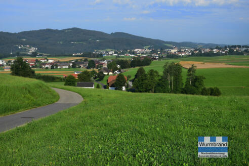 Blick von Wurmbrand nach Aigen/Schlägl