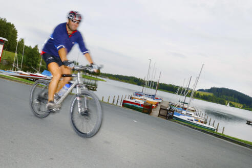 Radler am Untreusee