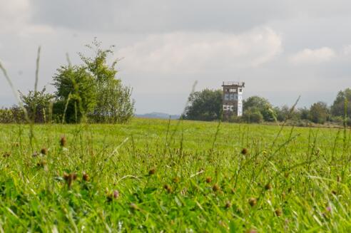 Ehemaliger Grenzturm auf dem ICT  (Foto: Andreas Geisser)