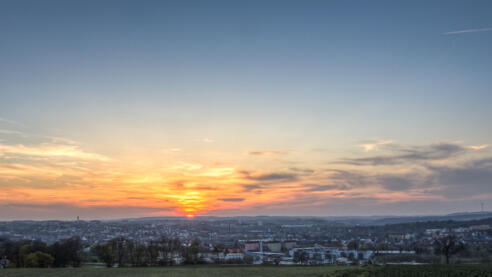 Blick auf Hof