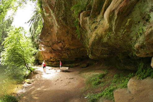 Wandern in der Schwarzachklamm