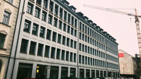 Die Stelle des ehemaligen bayerischen Landtags - Heute