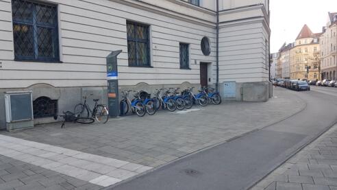 MVG Radstation an der Eisbachwelle