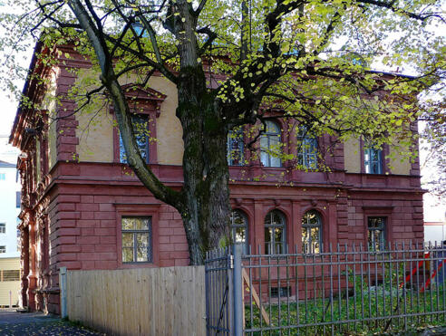 Backsteinhaus in der Nymphenburgerstraße