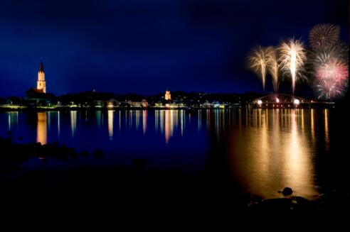 "Donau in Flammen" in Vilshofen