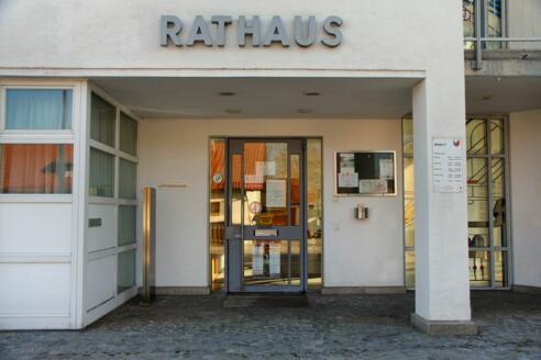 Das Rathaus in Altdorf bei Landshut