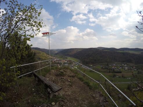 Aussicht am Brunhildenstein