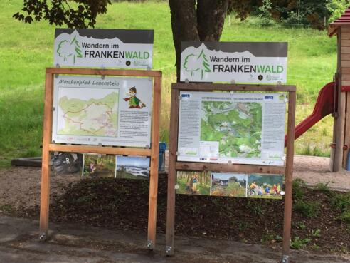 Wandertafeln Ausgangspunkt Wanderbares Deutschland in Lauenstein