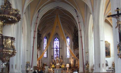 Wallfahrtskirche auf dem Bogenberg