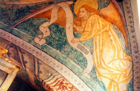 Fresken in der Kirche von Mitteraubach