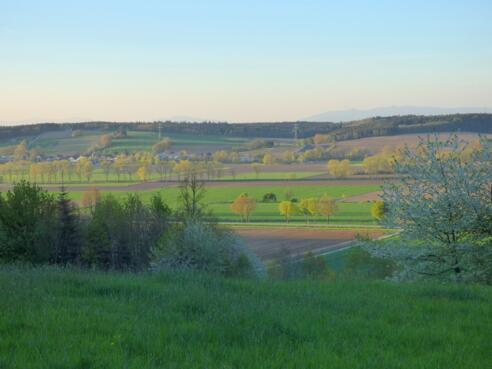 Herrlicher Ausblick von Haufenöd ins Vilstal