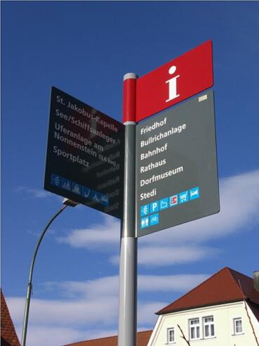 Info-Punkt am Bahnhof