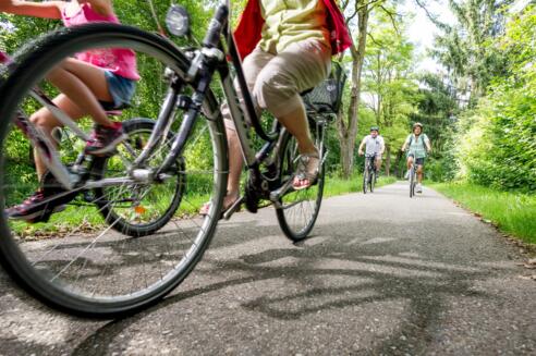 Radeln an der Mindel/Fotograf Dominik Berchtold