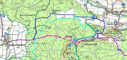 Umgehung Wildgehege Christgarten