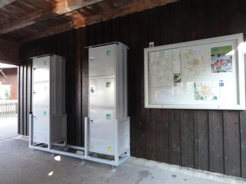 E-Bike-Ladestation in der Sonnenstraße