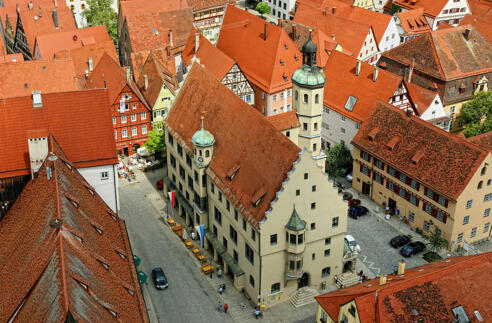 Nördlingen: Historischer Marktplatz