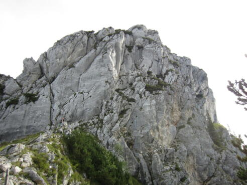 Einstieg Kampenwandüberschreitung