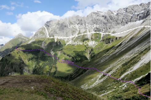 Blick zurück von der Schönberghütte