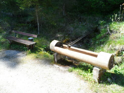 Gemütlicher Rastplatz mit Quelle