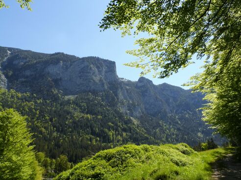 Herrlicher Ausblick auf die Gurrwand
