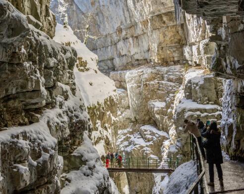 Breitachklamm bei Oberstdorf im Allgäu