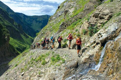 Aufstieg durchs wilde Sperrbachtobel