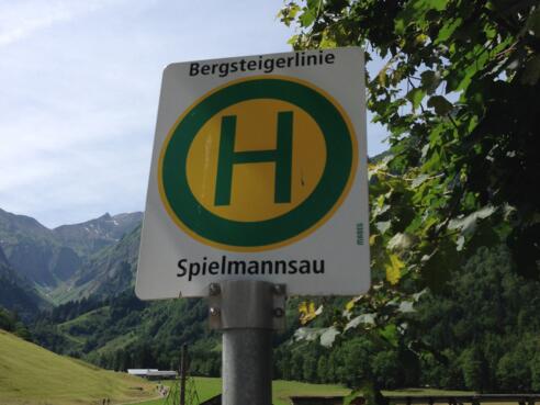 Bushaltestelle Spielmannsau