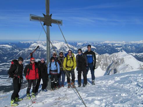 Am Gipfel des Fritzerkogels