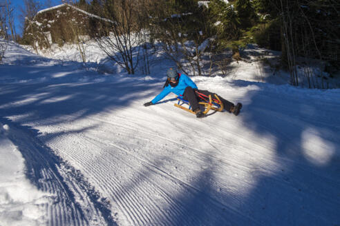 Rodler Winterrodelbahn Hocheck
