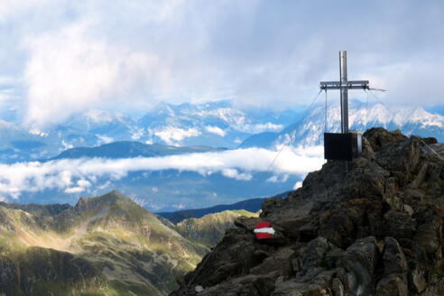 Gipfelkreuz Sulzkogel 3016m
