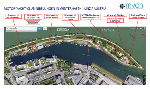 Bootsanlegestelle Linz-Winterhafen