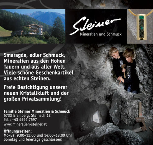 Mineralien Schmuck Steiner