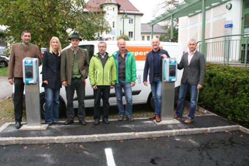 E-Tankstelle in Bad Goisern beim Gemeindeamt