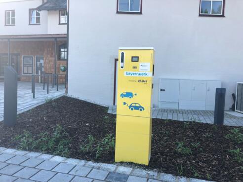 E-Auto Ladestation am Rathaus in Schönau a. Königssee