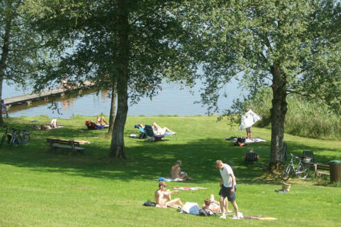 Strandbad am Pelhamer See.