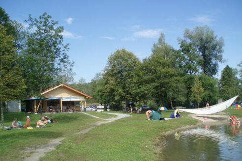 Kiosk am Waldsee in Schechen.