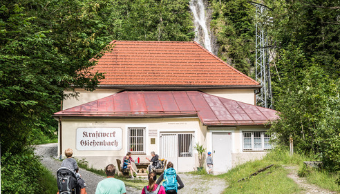 Kraftwerk Gießenbach - Station 20  Kieferer Energiewanderweg