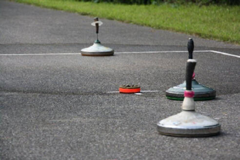 Symbolfoto Asphaltschießen