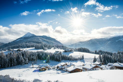 Blick vom Winterbauer zum Lackenkogel
