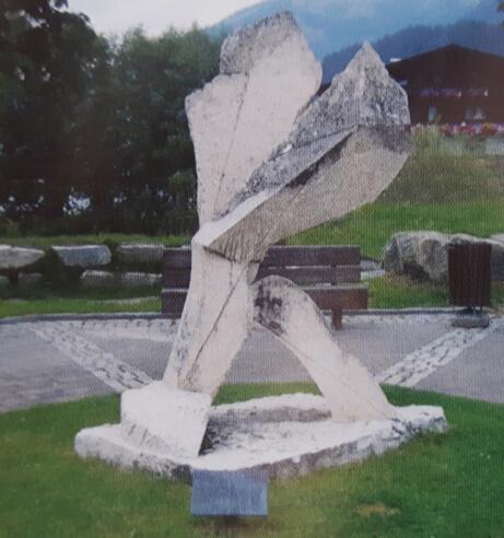 Skulptur Fortschritt