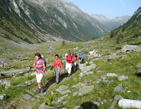 Aufstieg zur Warnsdorfer Hütte