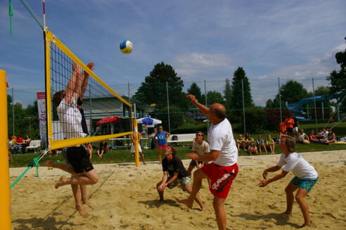 Beach-Volleyballplatz