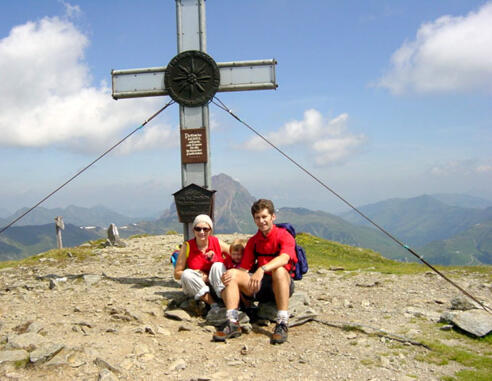 Der Gipfel des Wildkogel (2.224 m) mit tollem Ausblick